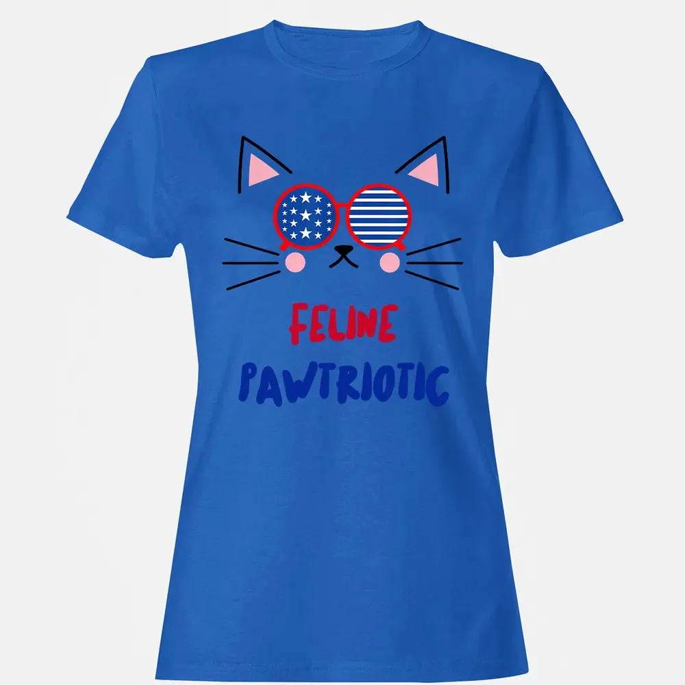 Feline Pawtriotic Women's T-shirt - 14