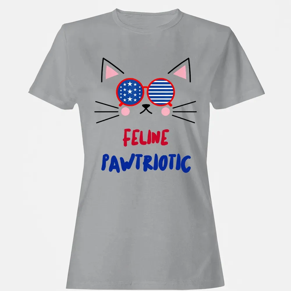 Feline Pawtriotic Women's T-shirt - 15
