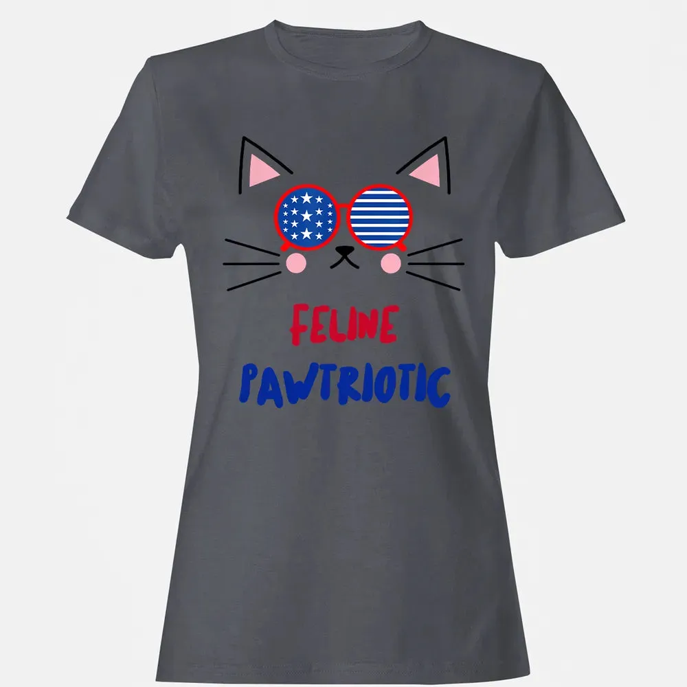 Feline Pawtriotic Women's T-shirt - 5