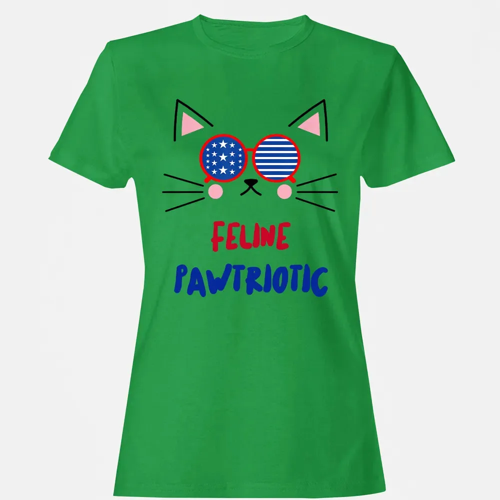 Feline Pawtriotic Women's T-shirt - 7