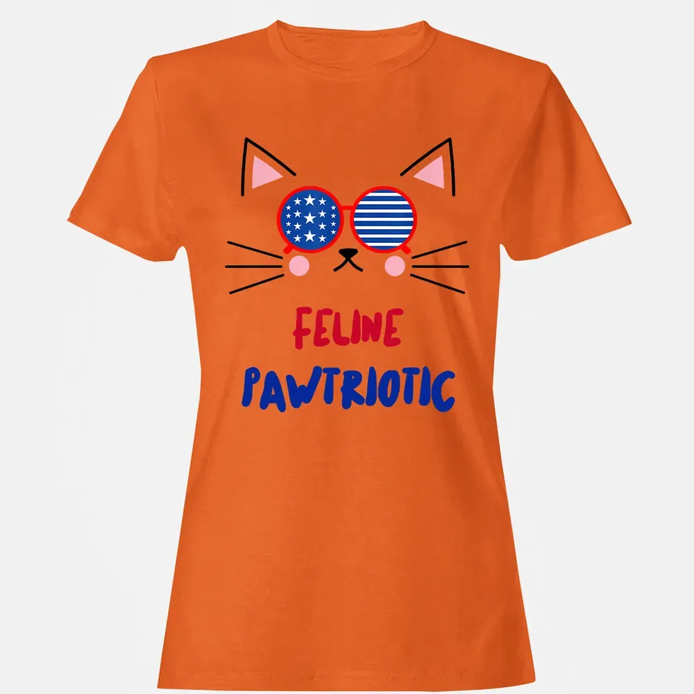 Feline Pawtriotic Women's T-shirt - 11
