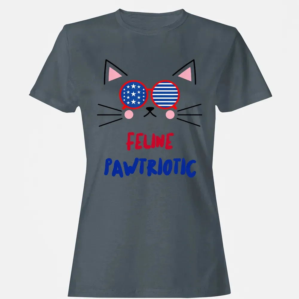Feline Pawtriotic Women's T-shirt - 3