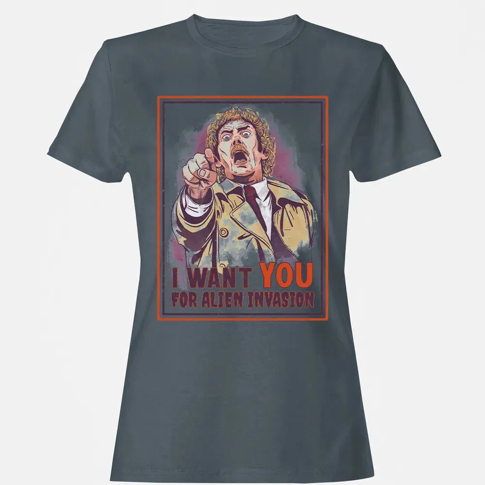 I Want You for Alien Invasion Women's T-shirt - 3