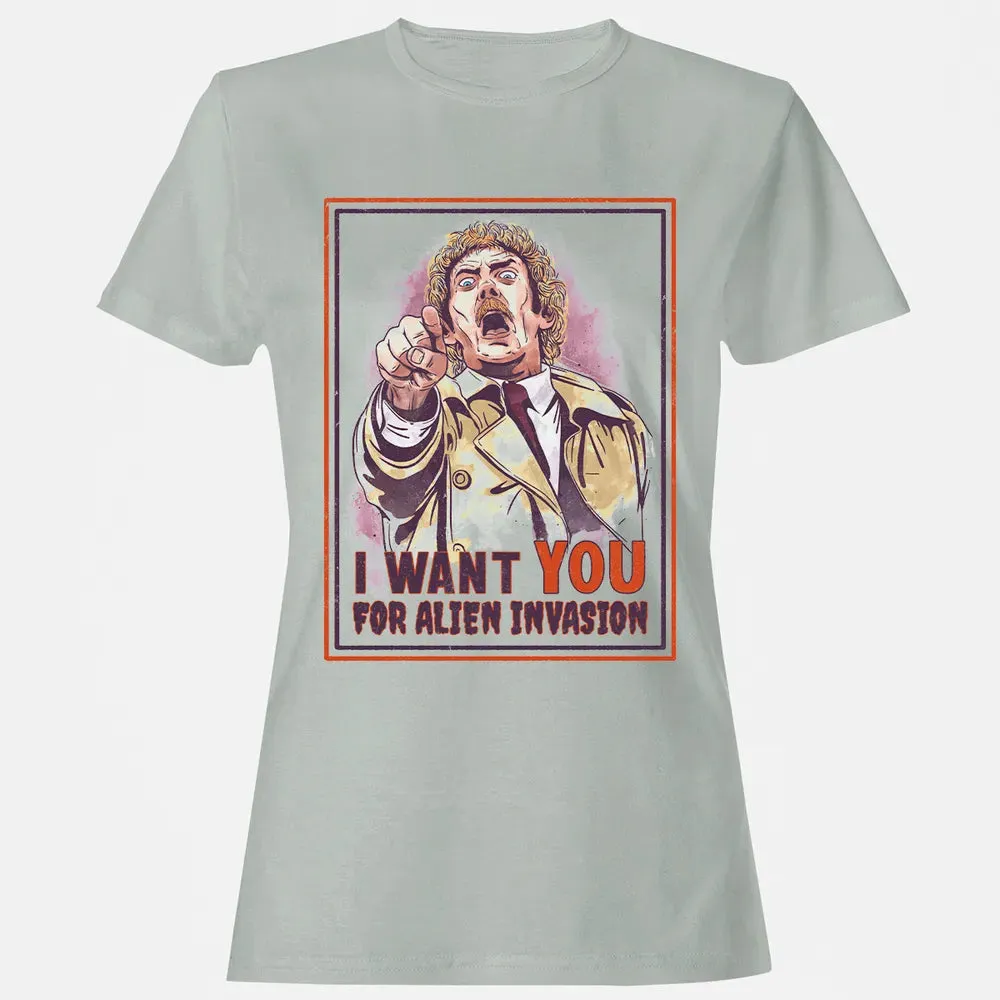 I Want You for Alien Invasion Women's T-shirt - 2