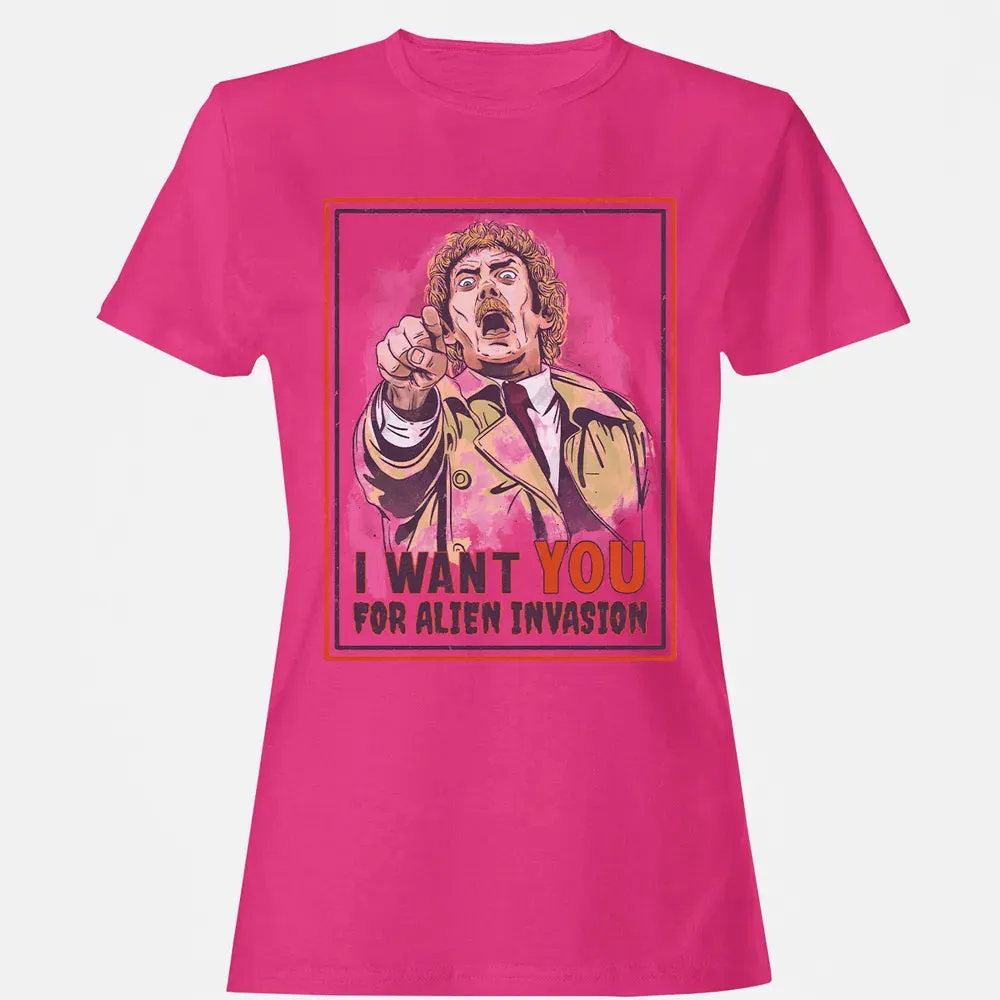 I Want You for Alien Invasion Women's T-shirt - 6