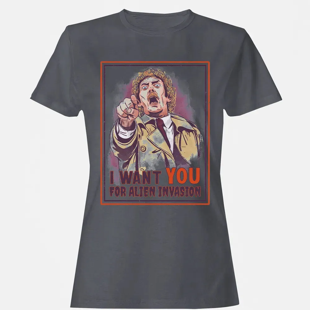 I Want You for Alien Invasion Women's T-shirt - 5