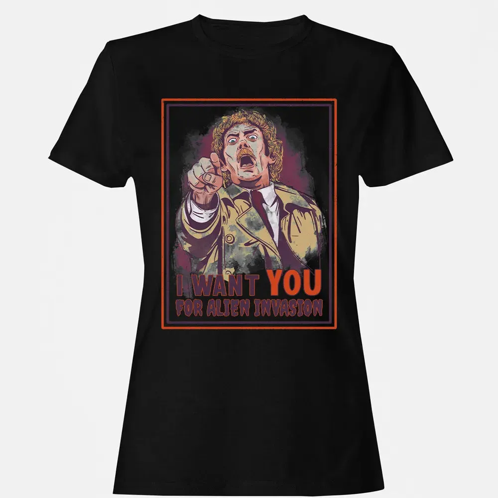 I Want You for Alien Invasion Women's T-shirt - 16
