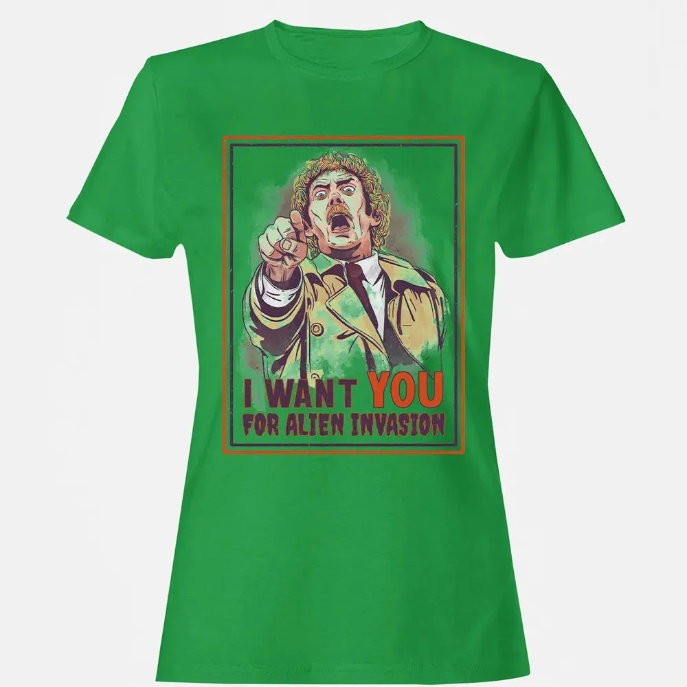 I Want You for Alien Invasion Women's T-shirt - 7
