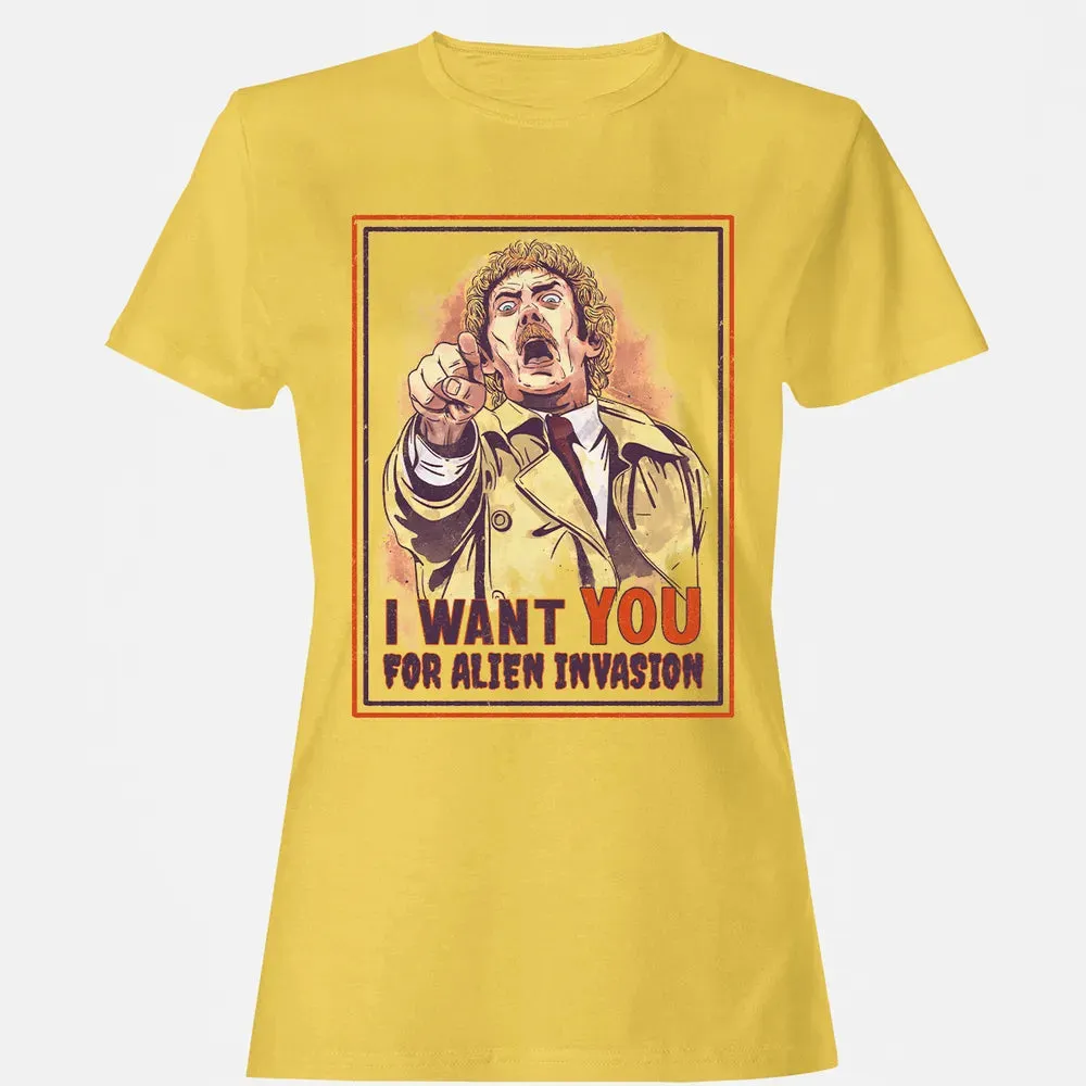 I Want You for Alien Invasion Women's T-shirt - 4