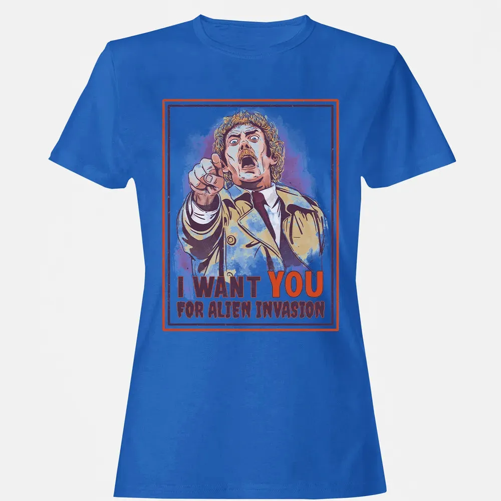 I Want You for Alien Invasion Women's T-shirt - 14