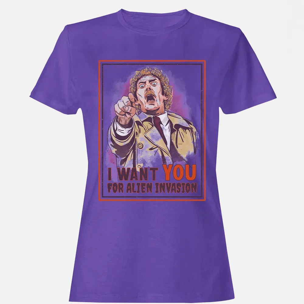 I Want You for Alien Invasion Women's T-shirt - 12