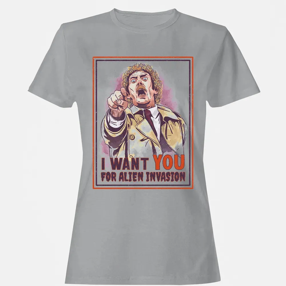 I Want You for Alien Invasion Women's T-shirt - 15