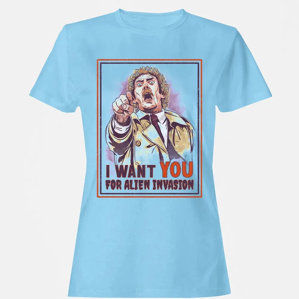 I Want You for Alien Invasion Women's T-shirt - 8