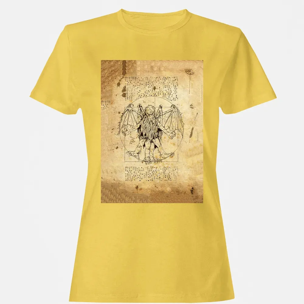 Cthulhu Vitruvian Women's T-shirt - 4