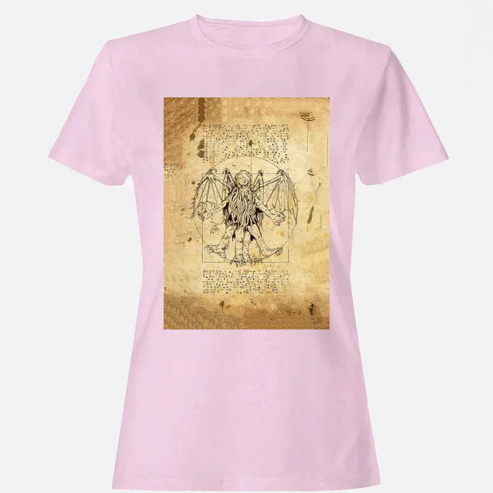 Cthulhu Vitruvian Women's T-shirt - 9