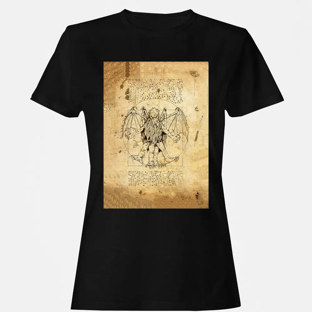 Cthulhu Vitruvian Women's T-shirt - 16