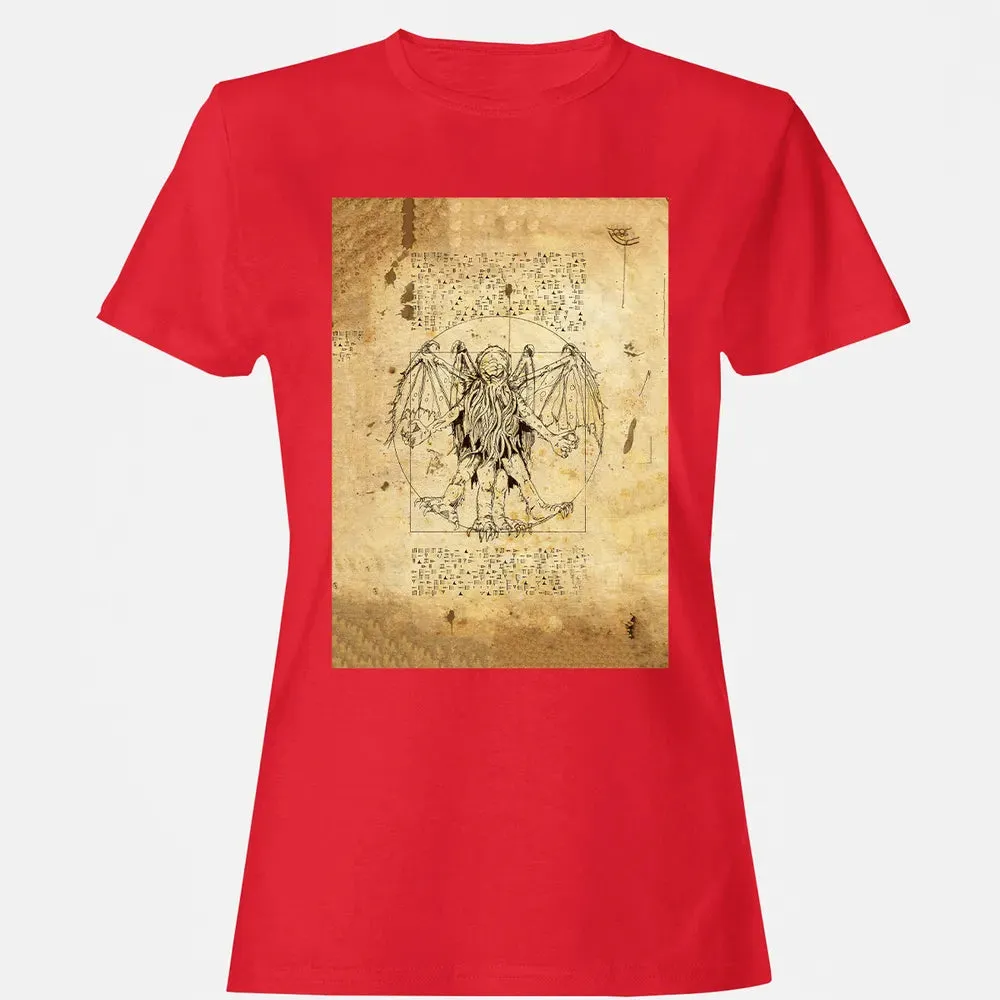 Cthulhu Vitruvian Women's T-shirt - 13