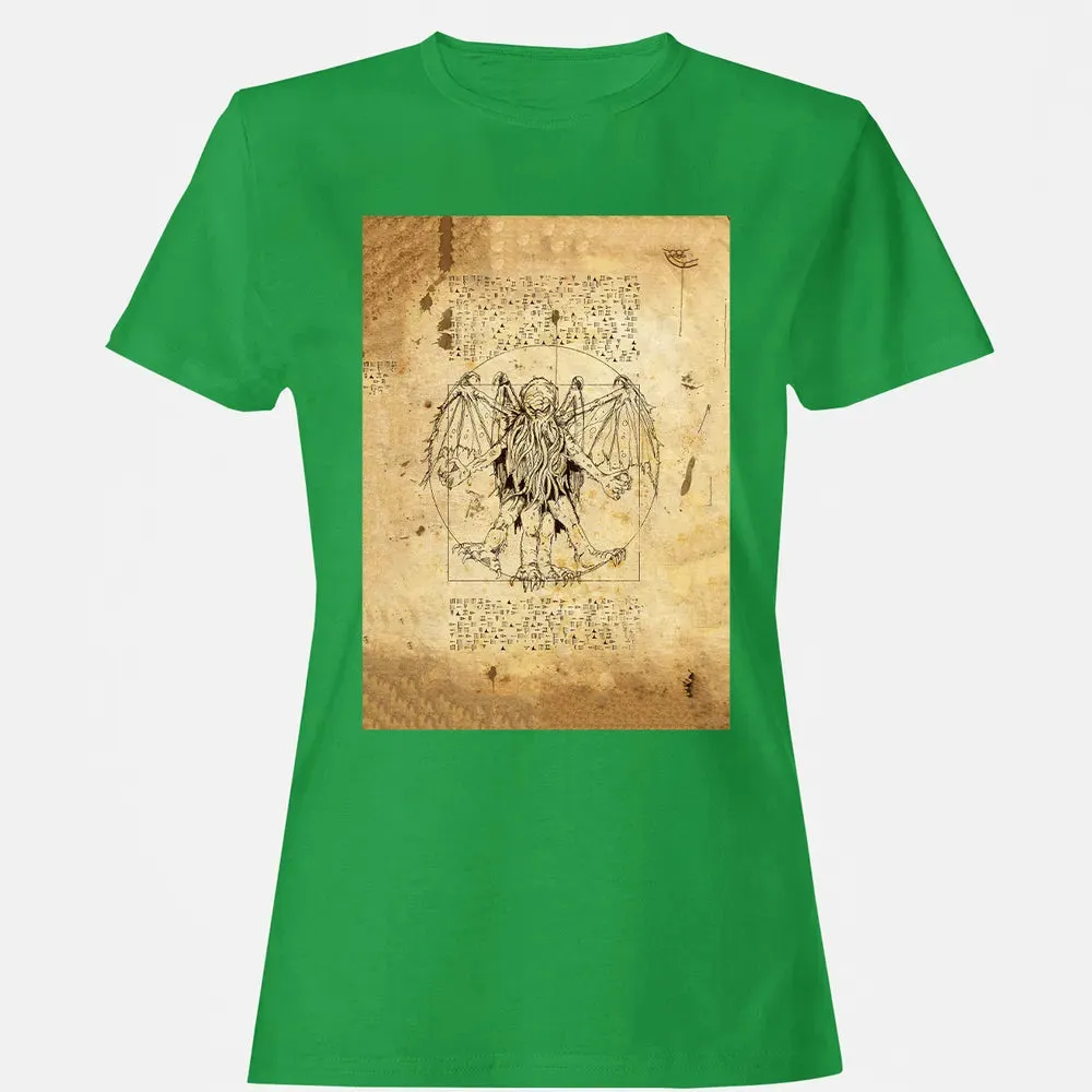 Cthulhu Vitruvian Women's T-shirt - 7