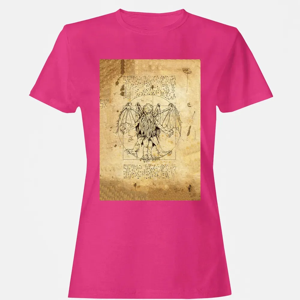 Cthulhu Vitruvian Women's T-shirt - 6