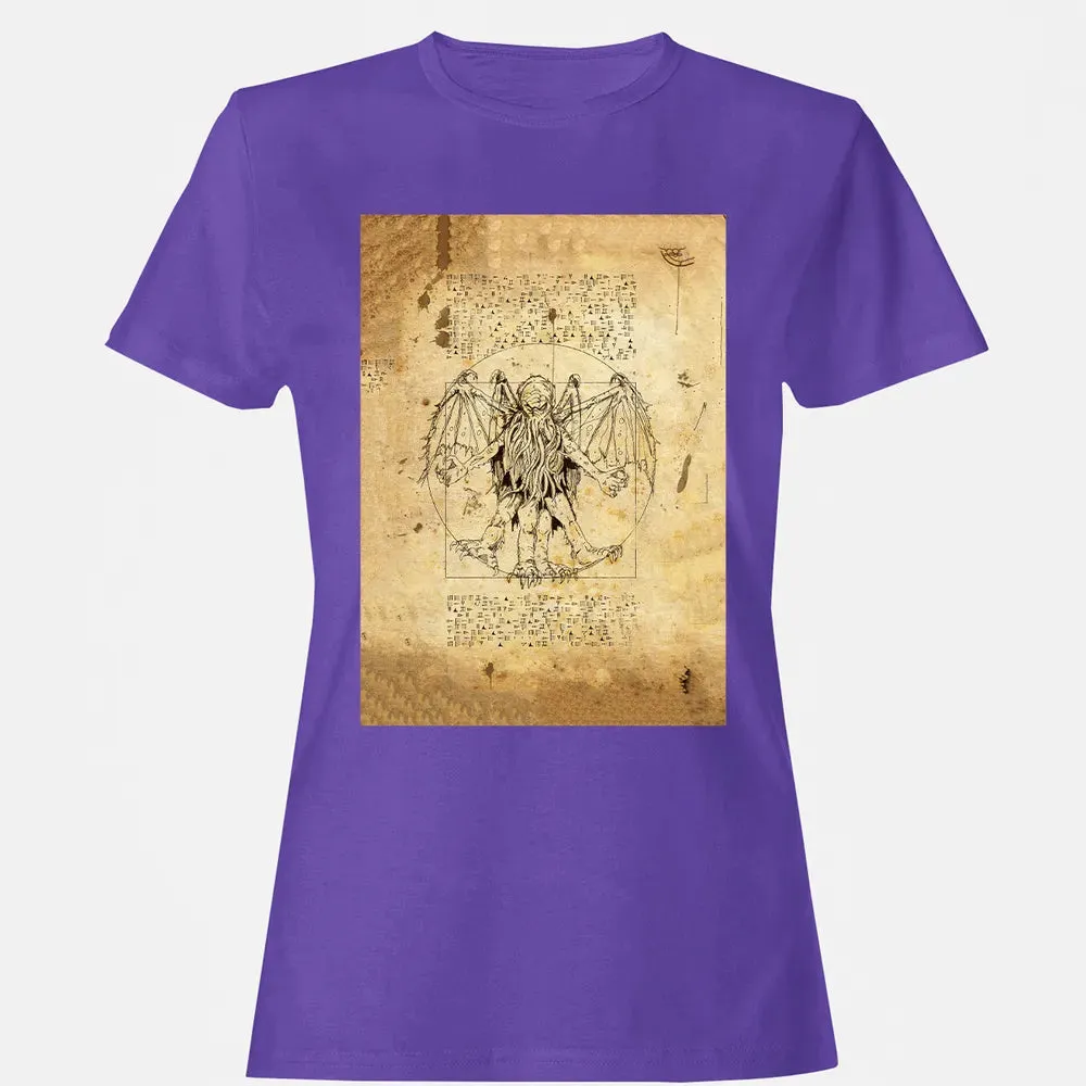 Cthulhu Vitruvian Women's T-shirt - 12