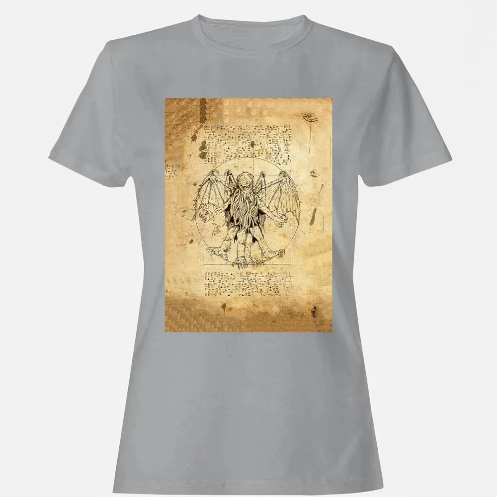 Cthulhu Vitruvian Women's T-shirt - 15