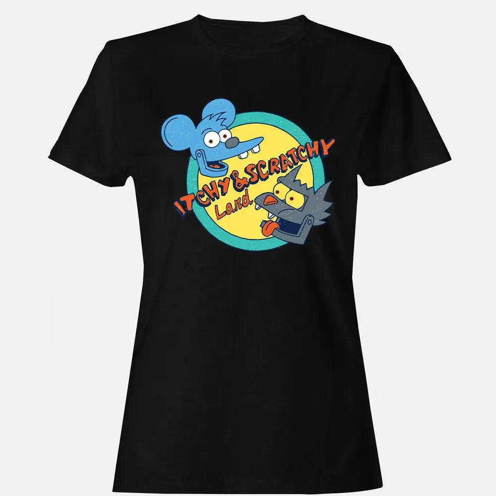 Itchy & Scratchy Land Women's T-shirt - 16