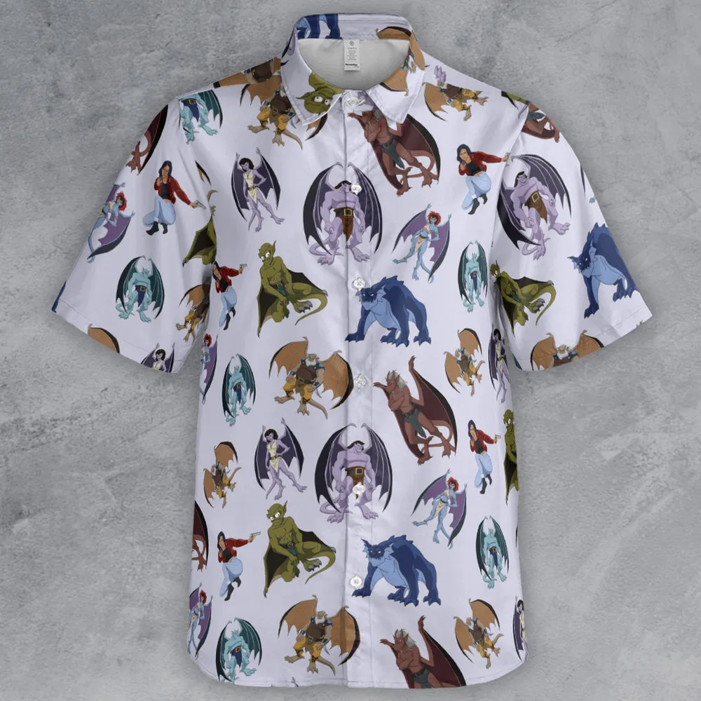 Gargoyles Characters Button Down Shirt - 2