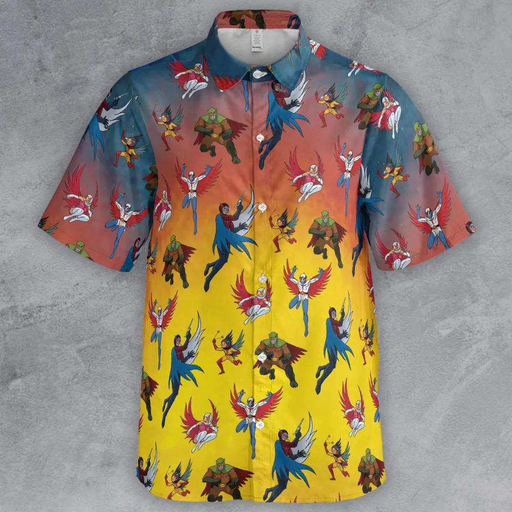 G-Force: Guardians of Space Characters Button Down Shirt - 3