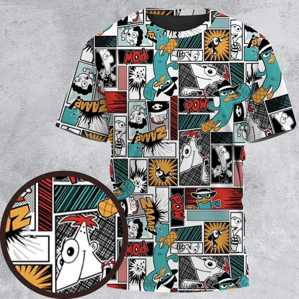 Zaaap! Phineas and Ferb All-Over Print Unisex T-Shirt - 2