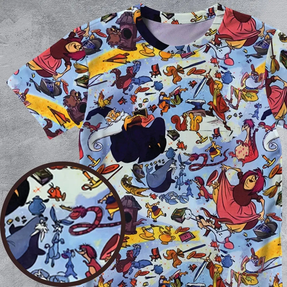 King Arthur Sword And The Stone All-Over Print Unisex T-Shirt - 4