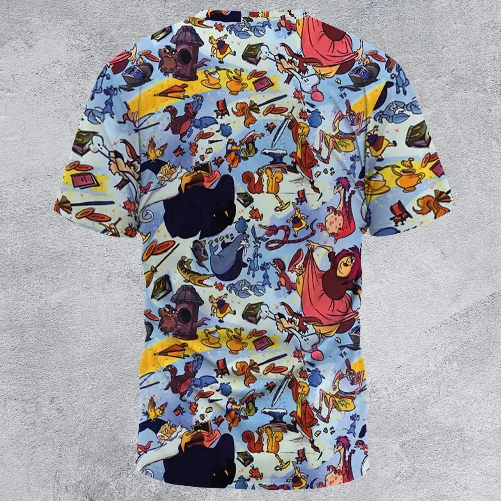King Arthur Sword And The Stone All-Over Print Unisex T-Shirt - 3
