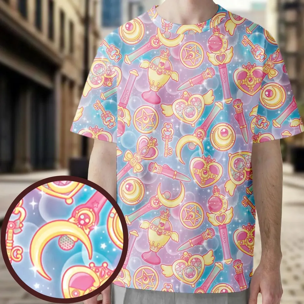 Magical Girls Sailor Moon All-Over Print Unisex T-Shirt - 3