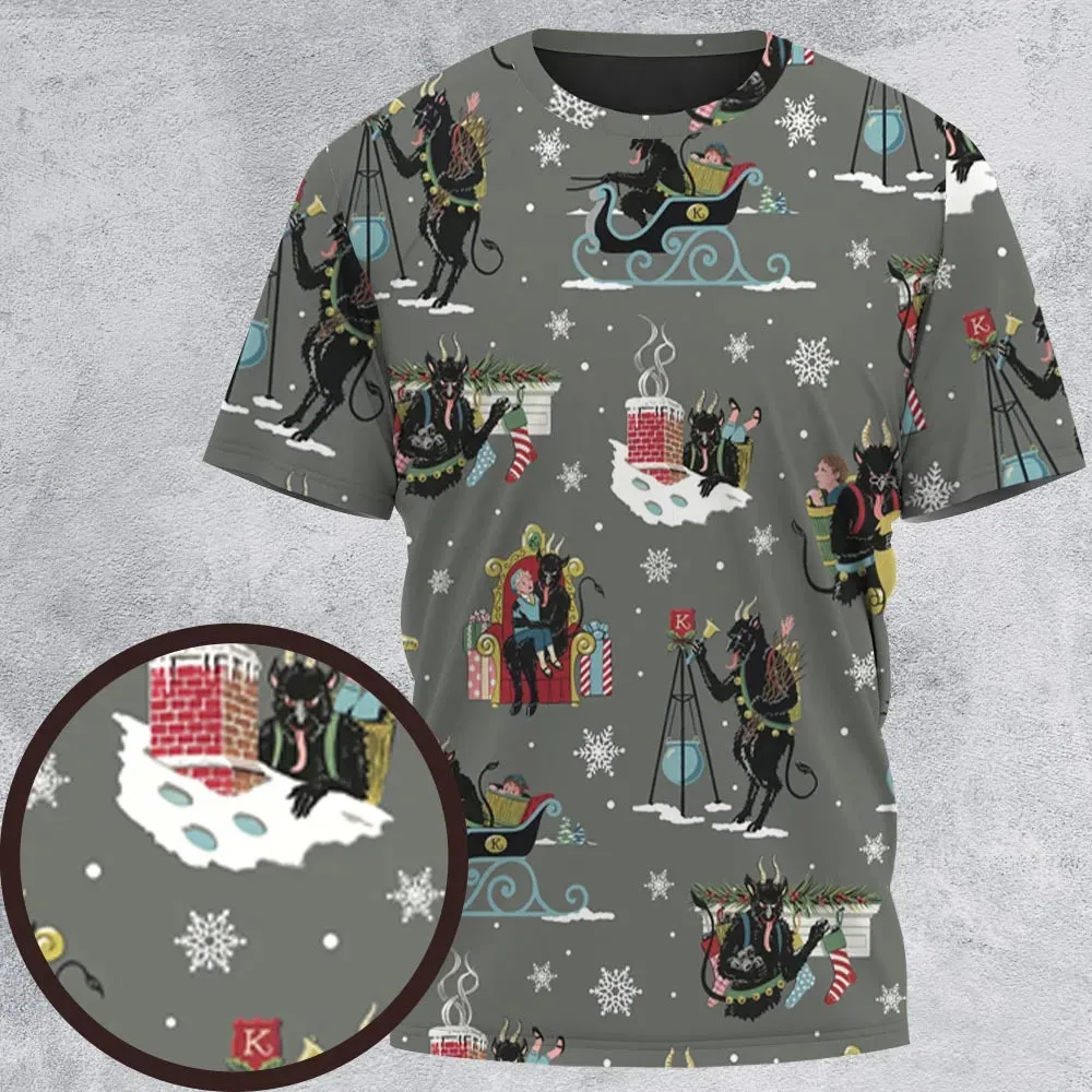 Unusual Christmas Krampus All-Over Print Unisex T-Shirt - 2