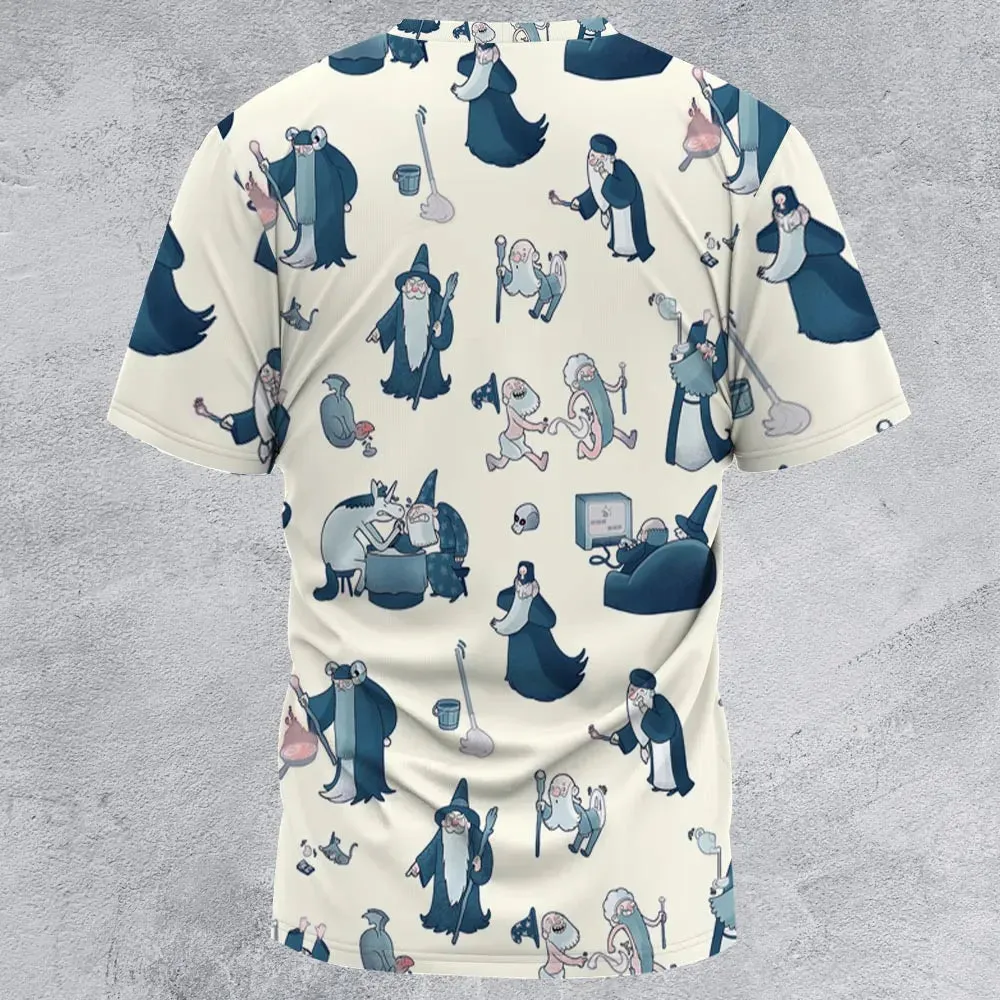 Shared Flat For Wizards All-Over Print Unisex T-Shirt - 3