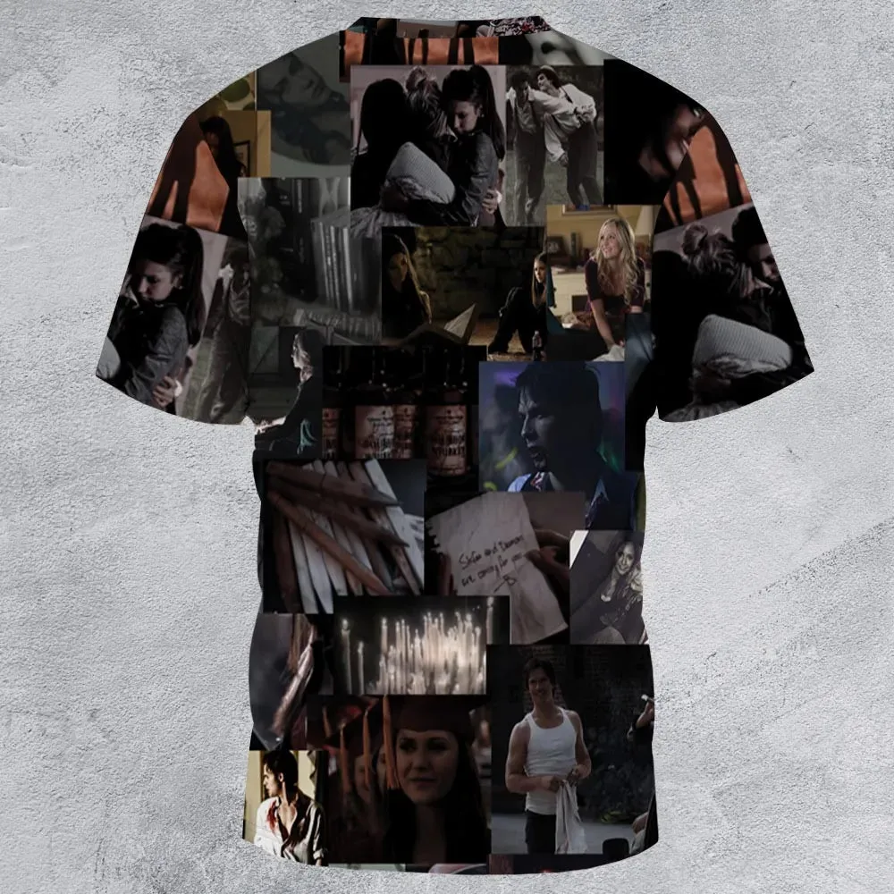 Memorable Vampire Moments The Vampire Diary All-Over Print Unisex T-Shirt - 2
