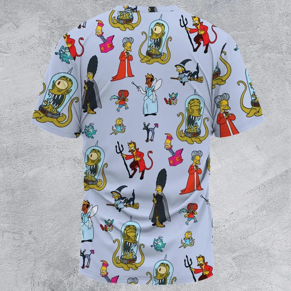Halloween Costume The Simpsons All-Over Print Unisex T-Shirt - 2