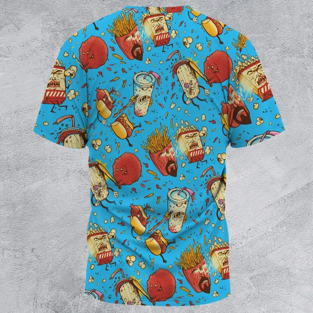 Fight! Aqua Teen Hunger Force All-Over Print Unisex T-Shirt - 3