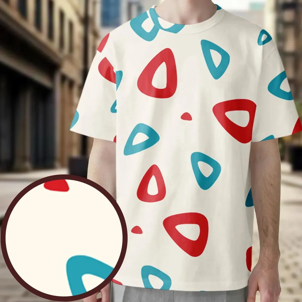 Togepi Pattern Pokemon All-Over Print Unisex T-Shirt - 3