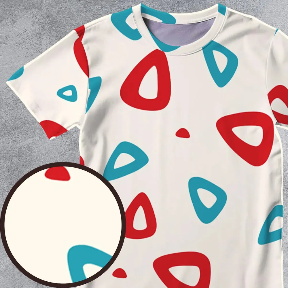 Togepi Pattern Pokemon All-Over Print Unisex T-Shirt - 4