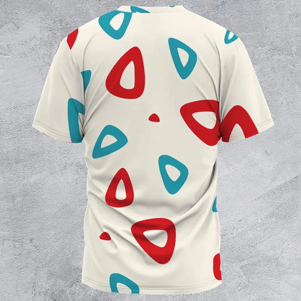 Togepi Pattern Pokemon All-Over Print Unisex T-Shirt - 2