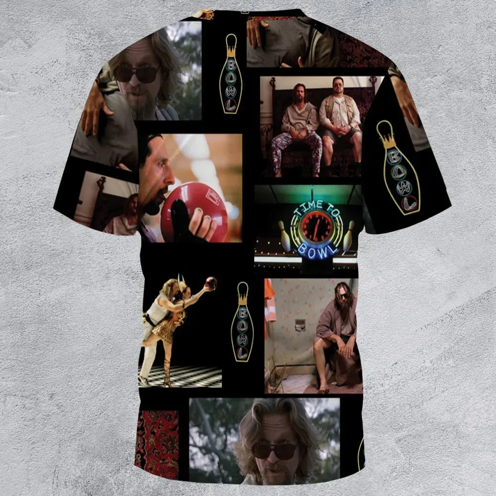 The Big Lebowski Famous Scenes All-Over Print Unisex T-Shirt - 3