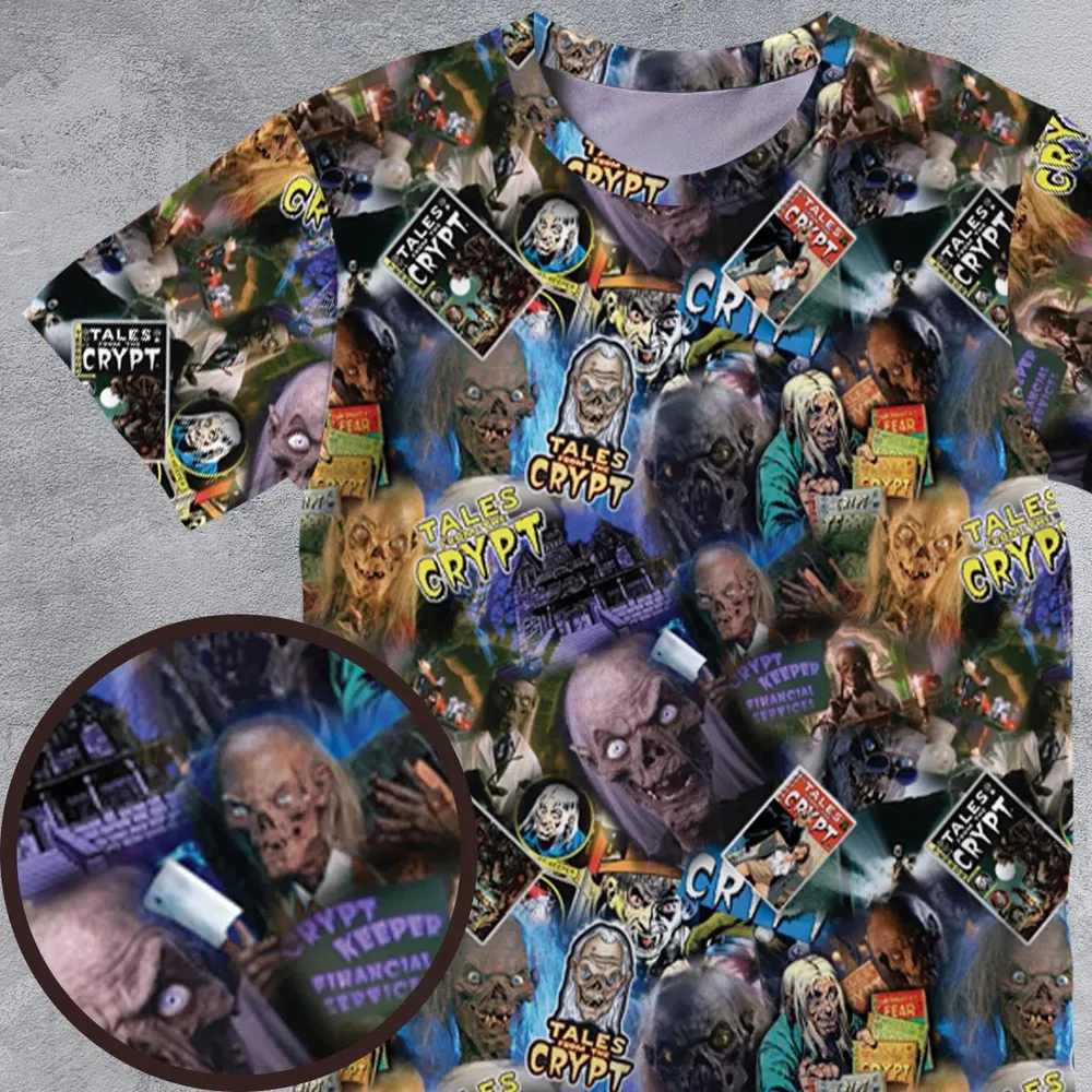 Tales from the Crypt All-Over Print Unisex T-Shirt - 4