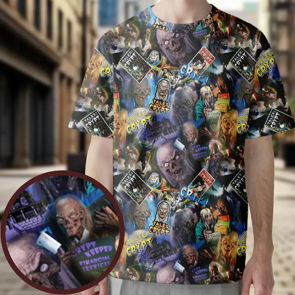 Tales from the Crypt All-Over Print Unisex T-Shirt - 3