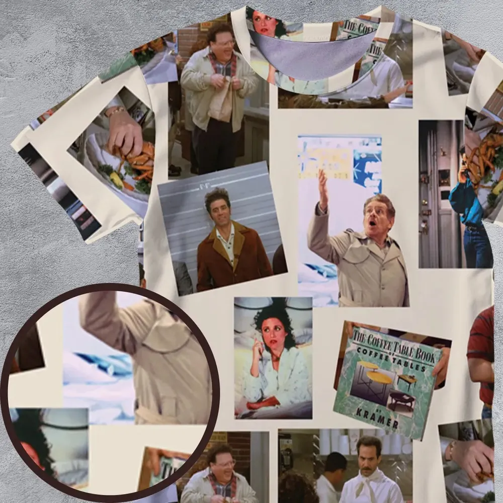 Seinfeld Famous Scenes All-Over Print Unisex T-Shirt - 4