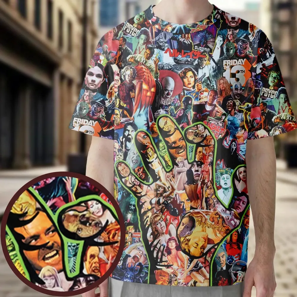 Horror My Love All-Over Print Unisex T-Shirt - 3