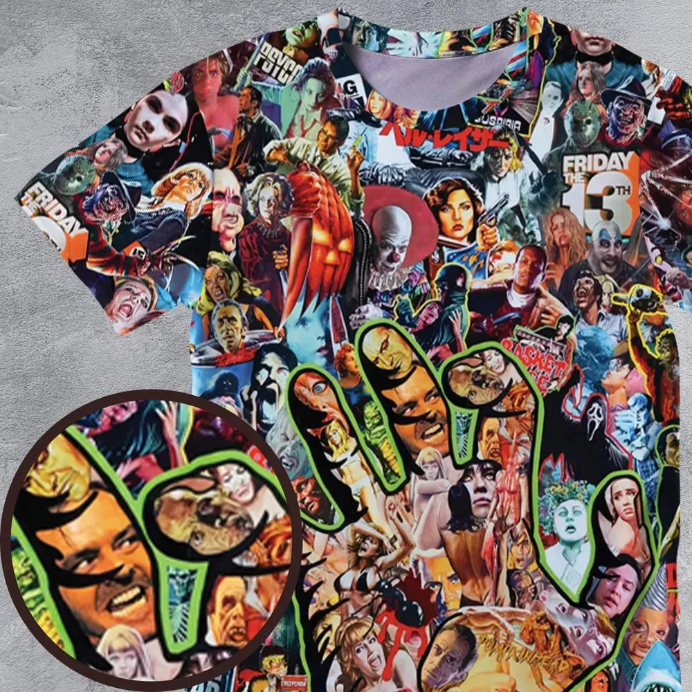Horror My Love All-Over Print Unisex T-Shirt - 4