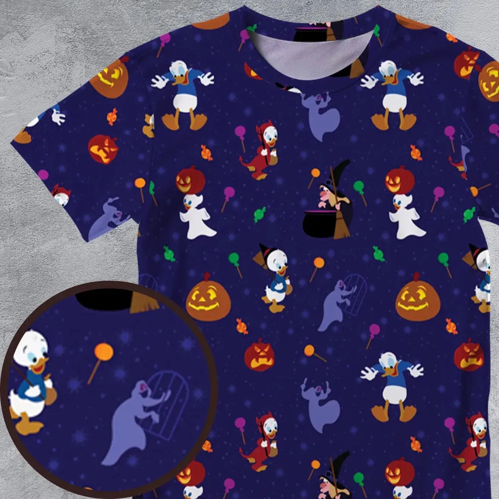 Spooky Month Halloween All-Over Print Unisex T-Shirt - 4