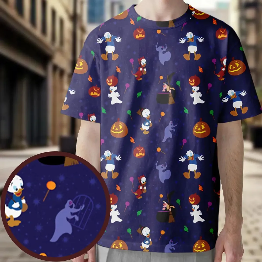 Spooky Month Halloween All-Over Print Unisex T-Shirt - 3