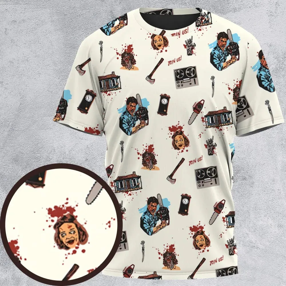 Supernatural Horror Evil Dead Halloween All-Over Print Unisex T-Shirt - 2