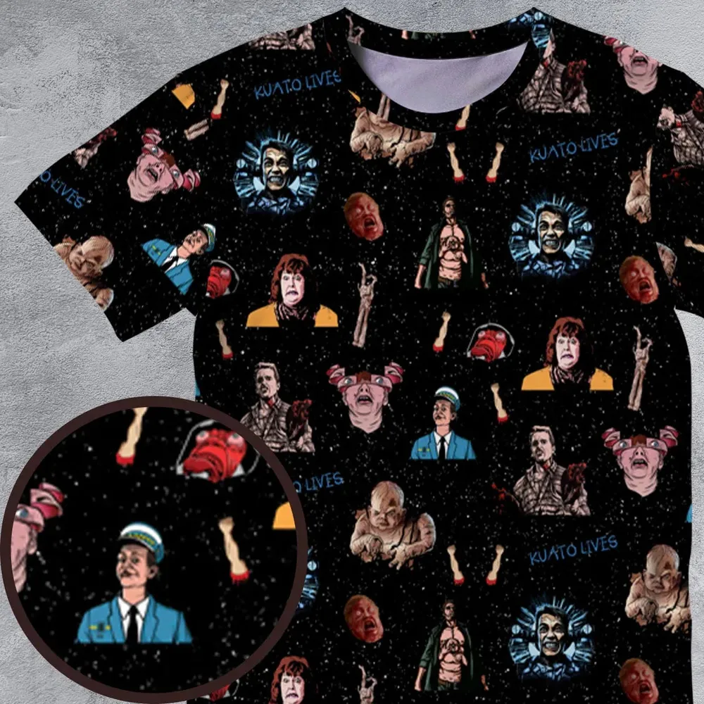 Total Recall Pattern All-Over Print Unisex T-Shirt - 4
